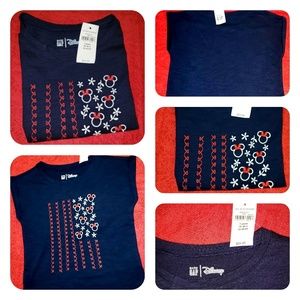 Baby Gap Embroidered Disney FlagT-shirt size 3T